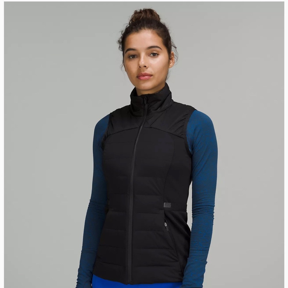 Lululemon Down For It All Vest in Black size 4